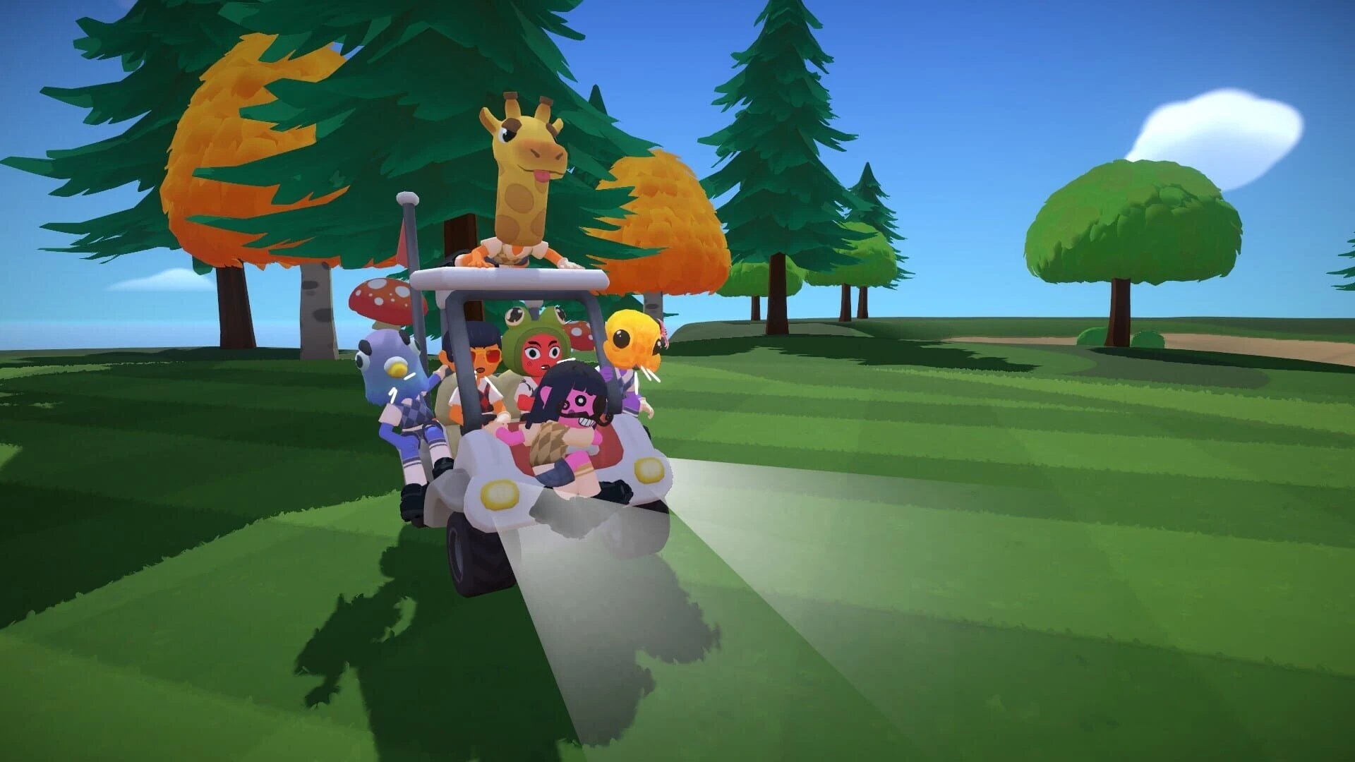 Super Battle Golf - décor coloré